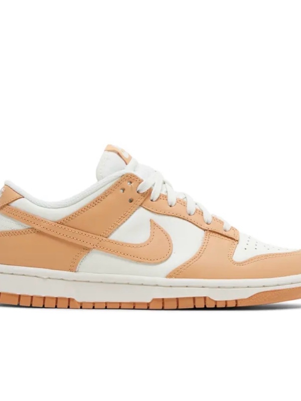 Nike Low-Top Sneakers in Peach and White